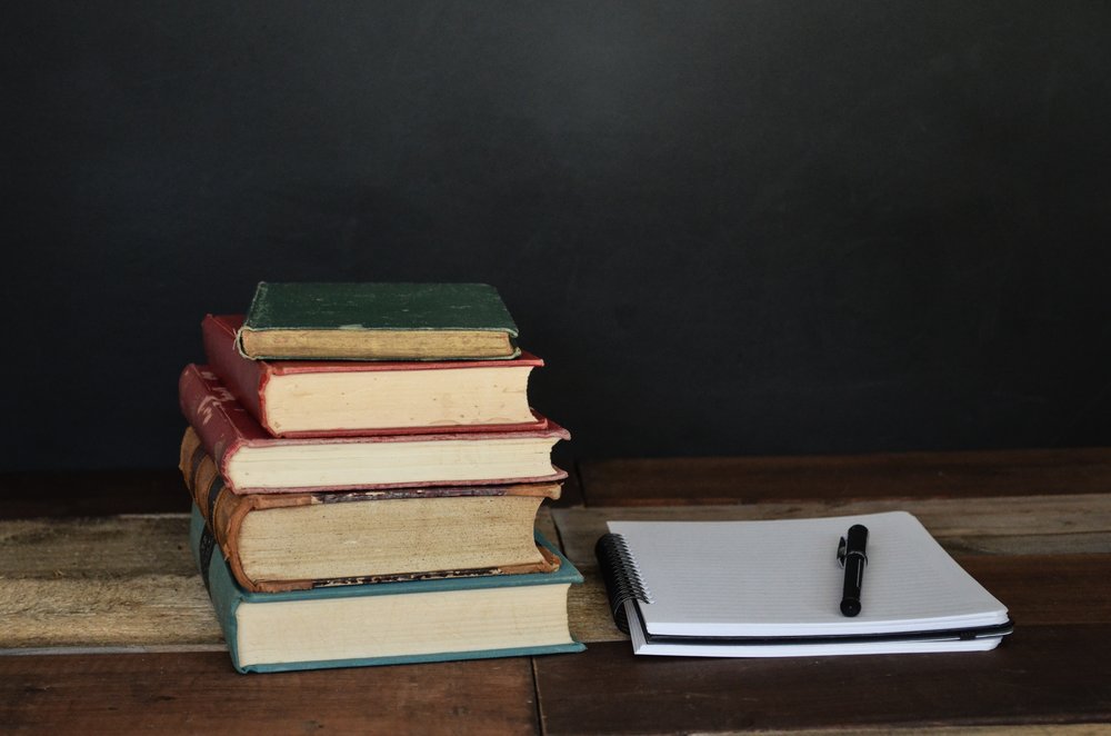 book and pen