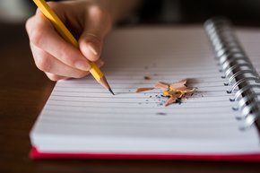 pencil and book 