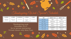 special schedule