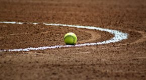 softball on field