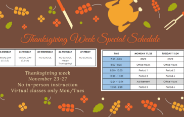special schedule