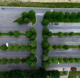 empty parking lot