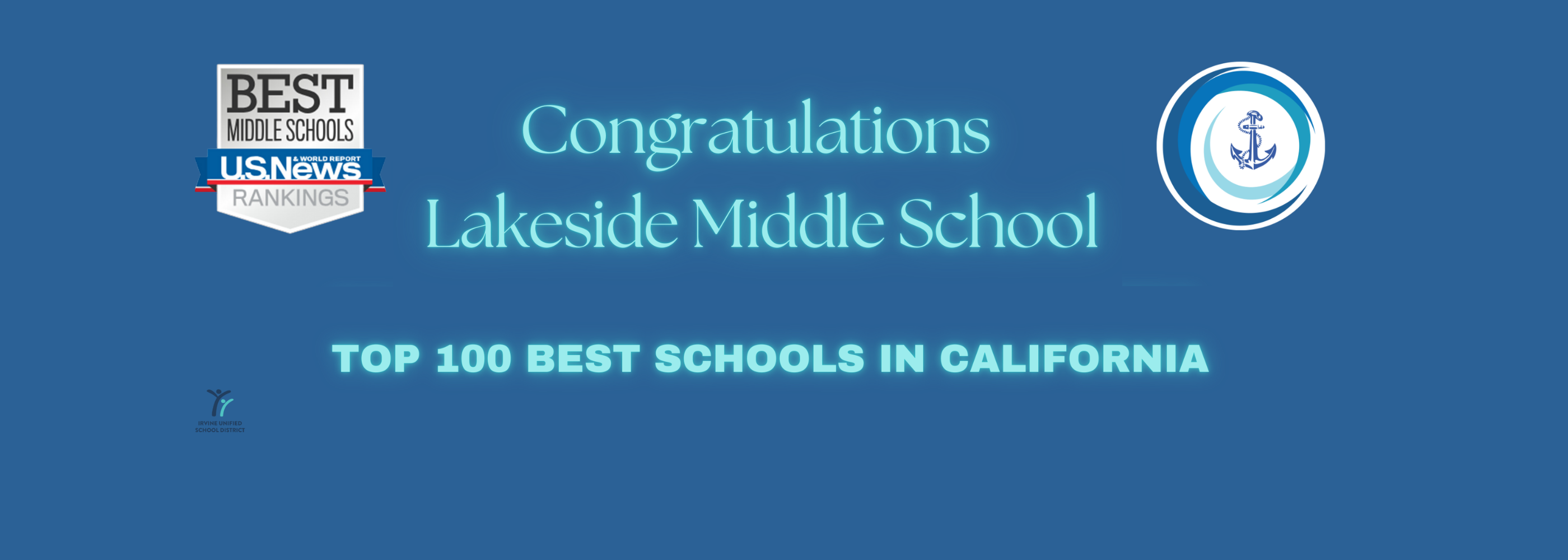 congratulation lakeside middle school - top 100 best schools in california