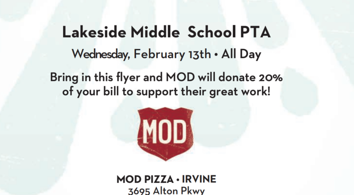 MOD Pizza Flyer
